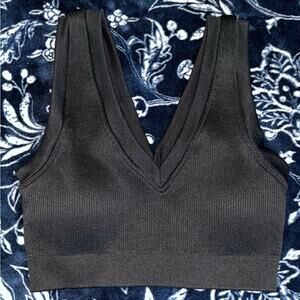 NWOT! Offline by Aerie Ribbed Crop V Neck Tank